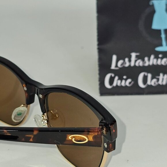 Oscar De La Renta Women's Tortoise, Rx'able Fashion Sunglasses 130 - Picture 4 of 11